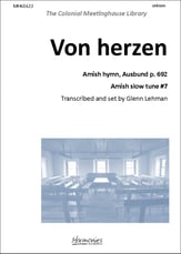 Von herzen Unison choral sheet music cover